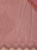Rose Pink Floral Designed Organza Designer Saree - Diadem