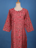 Rose Pink Floral Printed Cotton Kurti - Diadem