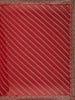 Ruby Red Paisley Embroidery Georgette Fancy Saree - Diadem