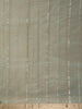 Sage Green Butta weave Organza Saree - Diadem