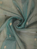 Sage Green Butta weave Organza Saree - Diadem