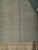 Sage Green Butta weave Organza Saree - Diadem