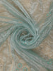 Sea Blue Sequin Embroidered Design Organza Saree