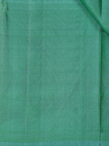 Sea Green Floral Woven Pure Kanchipuram Silk Saree - Diadem