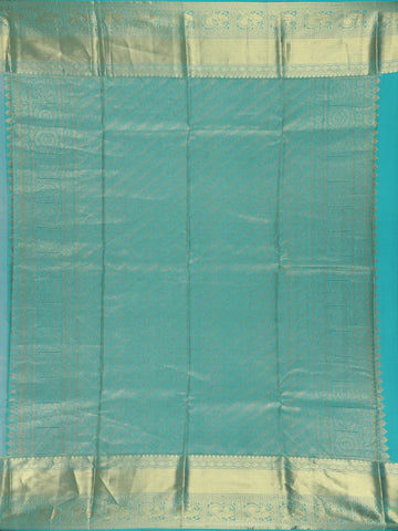 Silver Grey Floral Woven Pure Kanchipuram Silk Saree - Diadem