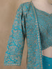 Sky Blue Floral Designed Georgette Palazzo Salwar Suit - Diadem