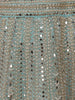 Sky Blue Floral Embroidered Net Lehenga for Brides - Diadem