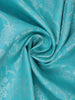 Sky Blue Floral Woven Pure Kanchipuram Silk Saree - Diadem