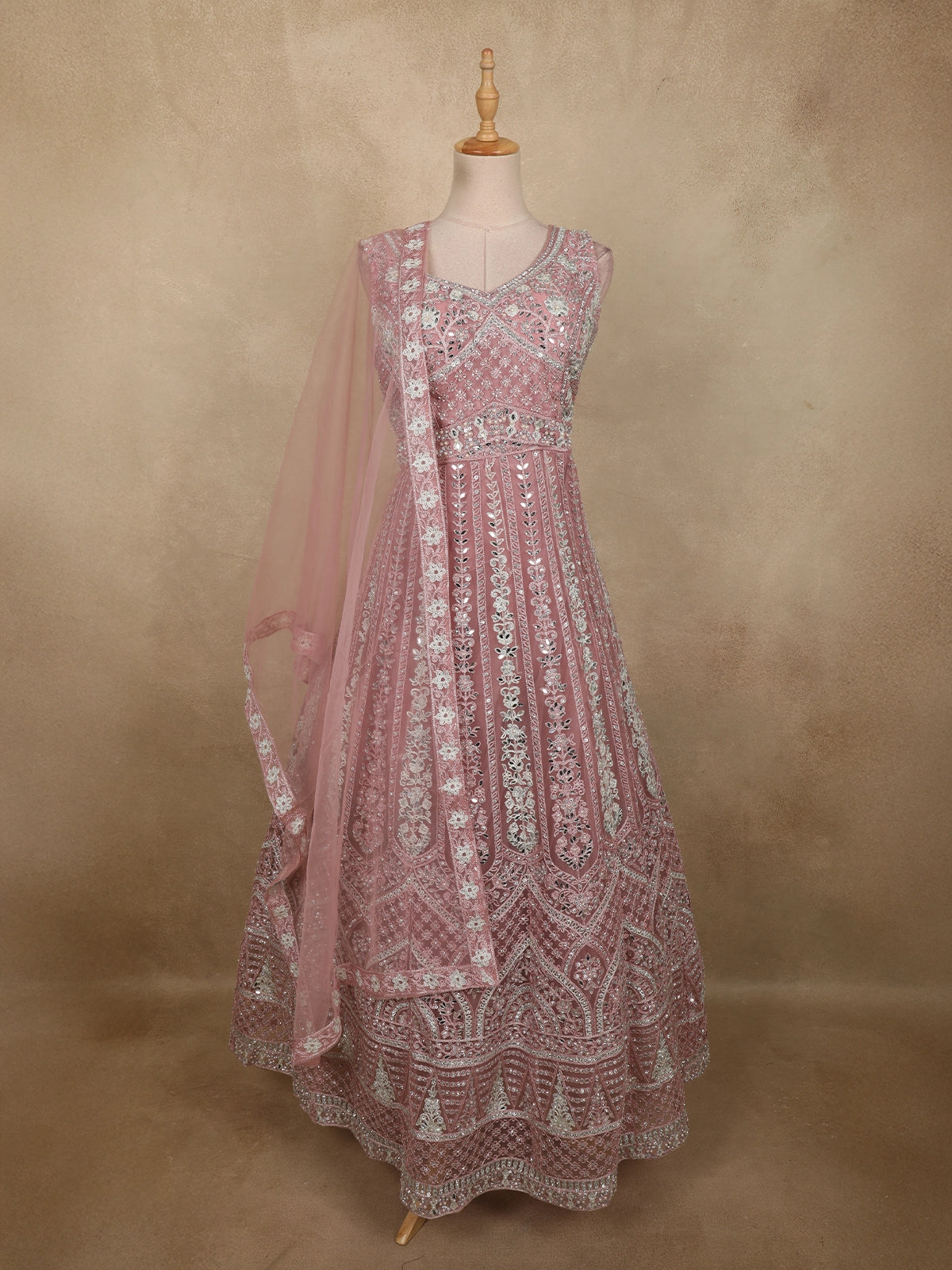 floral sage bridesmaid dresses Premium Designer Ibaadat Printed Anarkali Suit Set Online – Ibaadat By  Jasmine main image 0