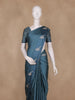 Teal Blue Butta Woven Design Banarasi Silk Saree