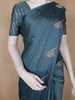 Teal Blue Butta Woven Design Banarasi Silk Saree