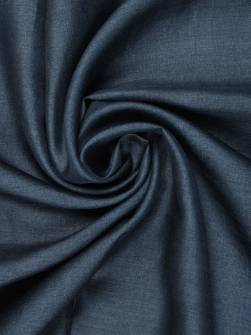 Teal Blue Floral Butta Design Pure Tussar Silk Saree - Diadem