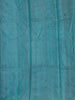 Teal Blue Striped Design Pure Tissue Silk Saree - Diadem