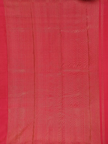 Teal Blue Stripes Zari Design Silk Saree - Diadem