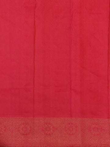 Teal Blue Stripes Zari Design Silk Saree - Diadem