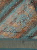 Teal Green Abstract Design Semi Tissue Silk Saree - Diadem