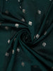 Teal Green Butta Woven Katan Banarasi Saree