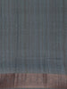 Teal Blue Floral Designed Chanderi Cotton Saree - Diadem