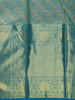 Sky Blue Butta Woven Pure Kanchipuram Silk Saree - Diadem