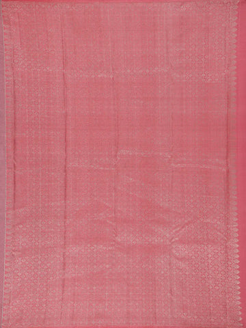 Turquoise Blue Striped Woven Pure Kanchipuram Silk Saree - Diadem