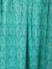 Turquoise Green with Ikat-Inspired Print Rayon Kurti - Diadem