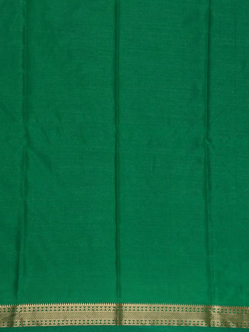 Vermilion Red Floral Motif Banarasi Silk Saree - Diadem