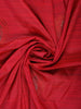 Vermilion Red Striped Pattern Silk Saree - Diadem