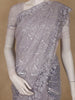 Violet Sequins Designed Net Saree - Diadem