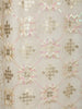 White Floral And Sequins Embroidered Cotton Straight Cut Salwar Suit - Diadem