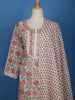 White Floral Designed Cotton Salwar Suit - Diadem