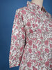 White Floral Designed Cotton Salwar Suit - Diadem