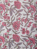 White Floral Designed Cotton Salwar Suit - Diadem