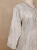 White Floral Designed Georgette Salwar Suit - Diadem