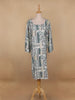 White Floral Printed Cotton Kurti - Diadem