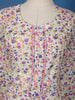 White Multicolor Floral Print Cotton Straight Salwar Suit - Diadem