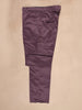 Wine Floral Designed Men's Suit for Reception - Diadem