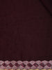 Wine Maroon Sequins Design Satin Saree - Diadem