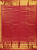 Yelllow Floral And Stripes Woven Pure Kanchipuram Silk Saree - Diadem