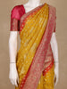 Yellow Butta Woven Design Banarasi Silk Saree