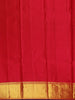 Yellow Floral Brocade Woven Pure Kanchipuram Silk Saree - Diadem