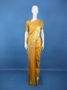 Yellow Floral Butta Woven Pure Kanchipuram Silk Saree With Zari Border - Diadem