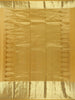 Yellow Floral Butta Woven Pure Kanchipuram Silk Saree With Zari Border - Diadem