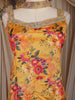 Yellow Floral Design Chiffon Palazzo Suit with Dupatta