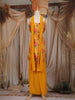 Yellow Floral Design Chiffon Palazzo Suit with Dupatta