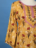 Yellow Floral Design Printed Cotton Salwar Suit - Diadem