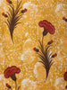 Yellow Floral Design Printed Cotton Salwar Suit - Diadem