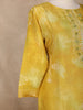 Yellow Floral Designed Tissue Organza Salwar Suit - Diadem