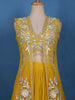 Yellow Floral Embroidered Net Lehenga Set