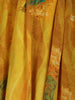 Yellow Floral Printed Crepe Gown