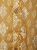Yellow Ikat Design Cotton Kurti with Button Detailing